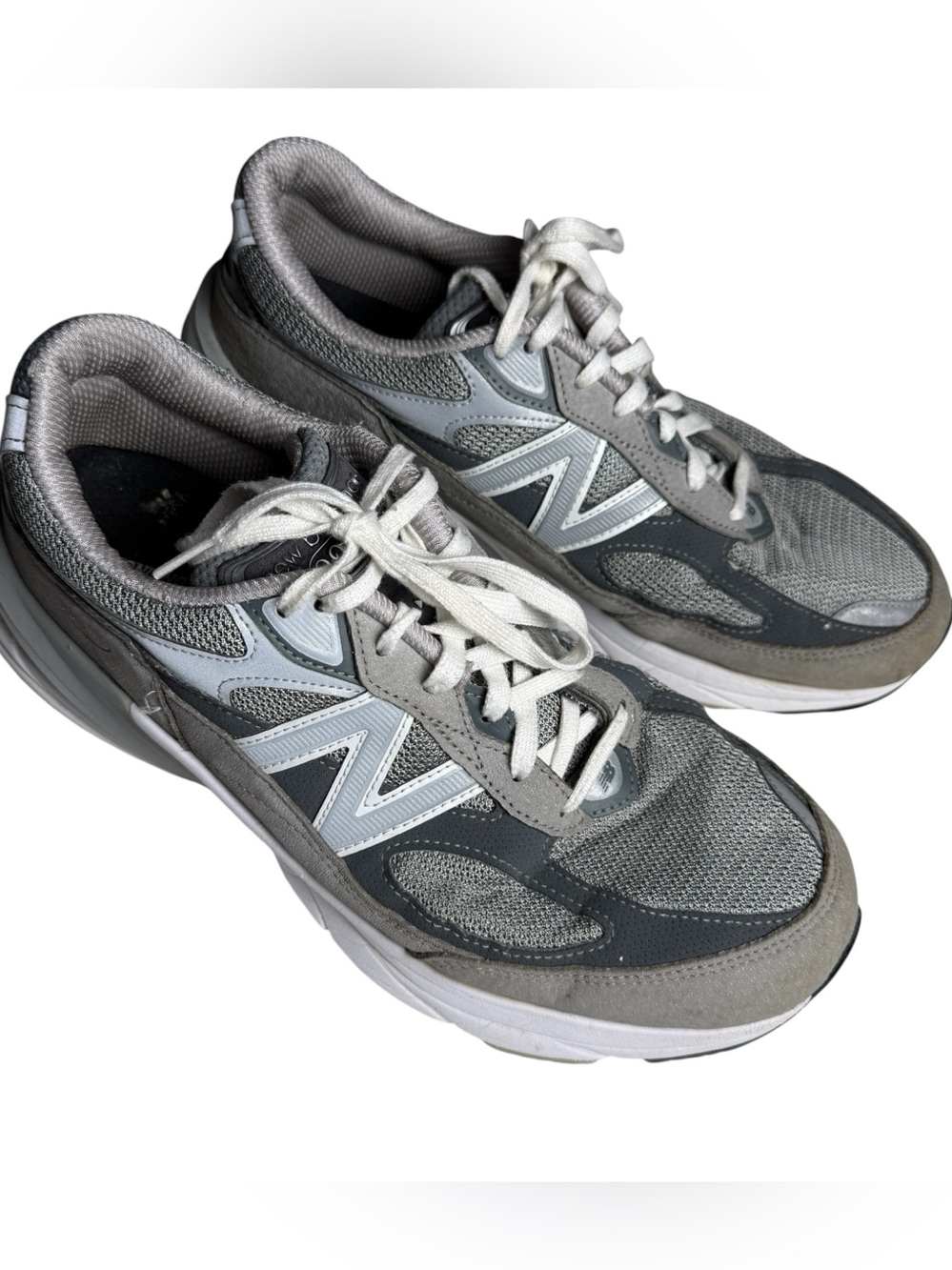 New Balance 990v6 Sneakers Made in USA Core Grey Men's SZ 10.5 EEEE M990GL6 WIDE